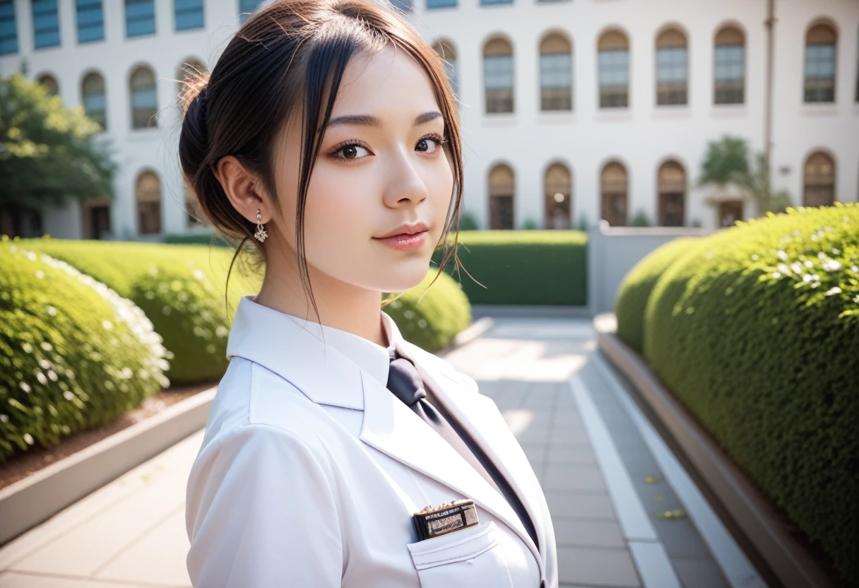 8k, raw photo, best quality, masterpiece, realistic, photo realistic, clear, professional lighting, beautiful face, best quality,ultra high res, realistic japanese beautiful, Super detailed, 1girl, clothed, outdoor, electrokinesis