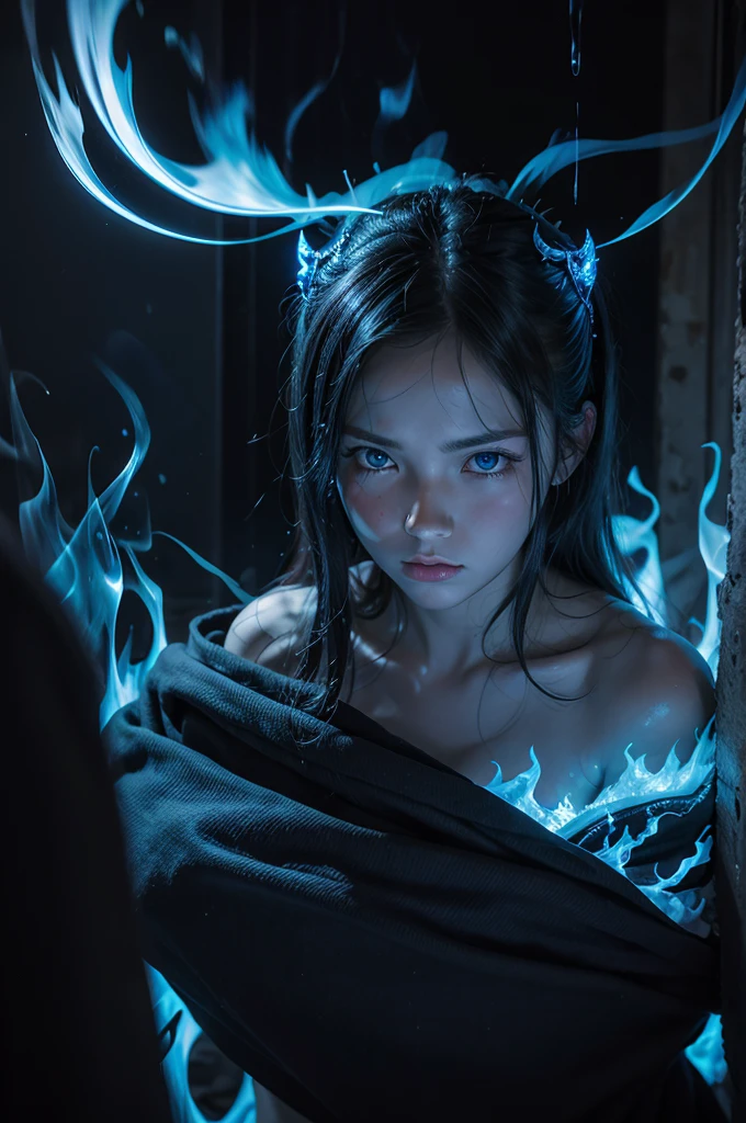 Blue flames of hell