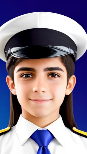 Um homem Bar mitzvah cabelo curto foco no rosto
