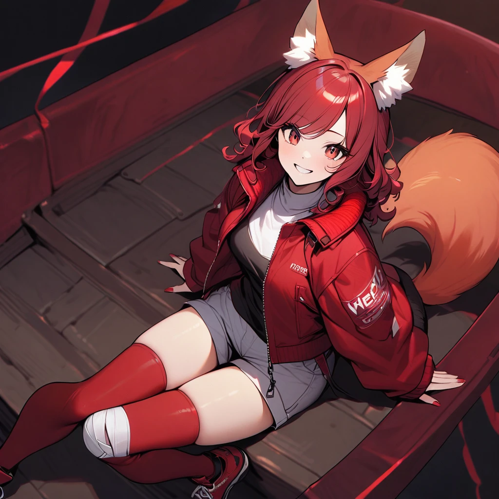 girl, medium chest, i-19\(azur lane\), school_swimsuit, white_legwear, cat tail, twintails, futanari, _penis, _erect _penis, canine _penis, _testicles, _erection, _penis out, from below, high detail, sharp image, anime style