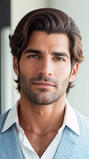 A beautiful man Abravanel focus on the face