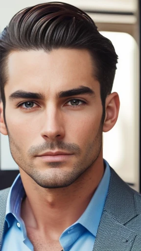 A beautiful man jodie focus on the face