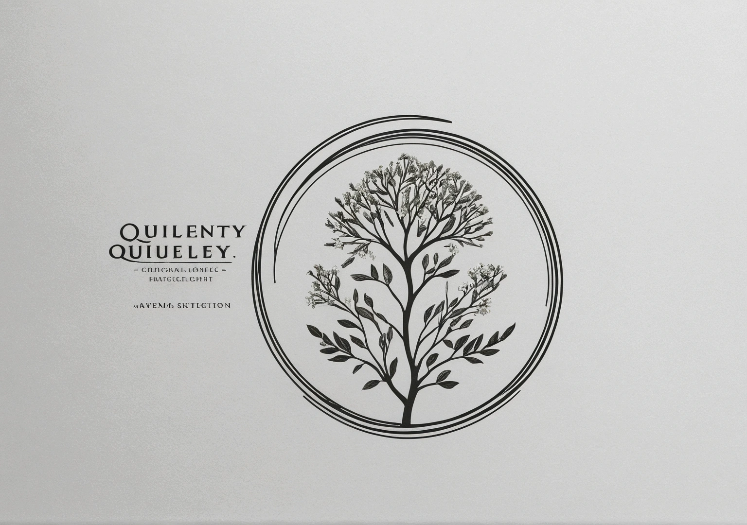 A logo : "Quietly"