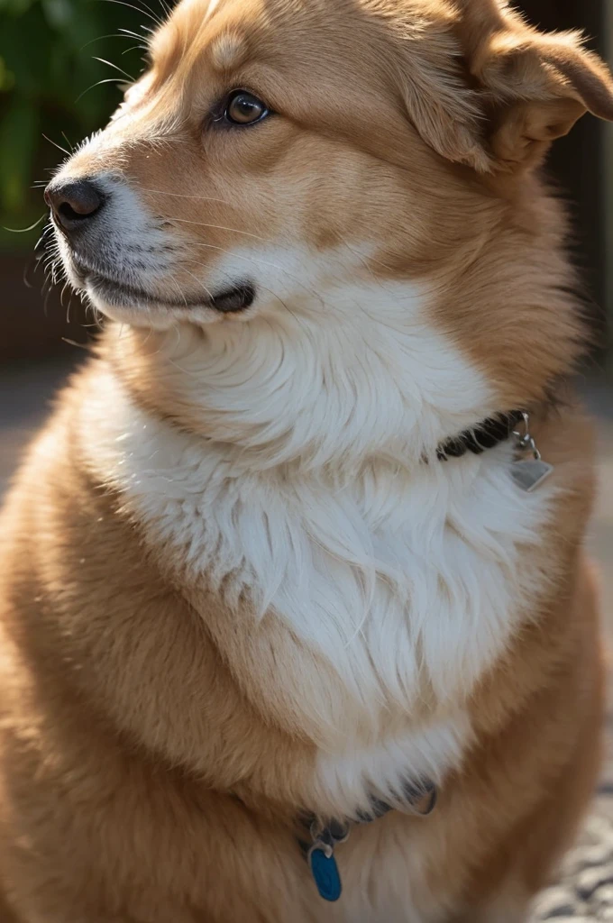 god々しい狛犬
毛並みは長く白色
優しい雰囲気
朝日がgod々New Background