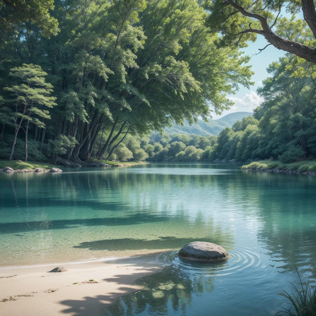 that evokes a sense of calm and balance. The image should feature a serene and relaxing environment, such as a tranquil landscape, natural scenery, or an abstract design that conveys peace. Use soft, harmonious colors like pastel shades of blue, green, and lavender that evoke serenity. Consider incorporating elements like gentle waves, ethereal clouds, and smooth textures to add a touch of calm and harmony. The title 'Relaxing & Harmony' should be in an elegant and flowing font, placed prominently yet subtly to complement the relaxing theme of the cover."
