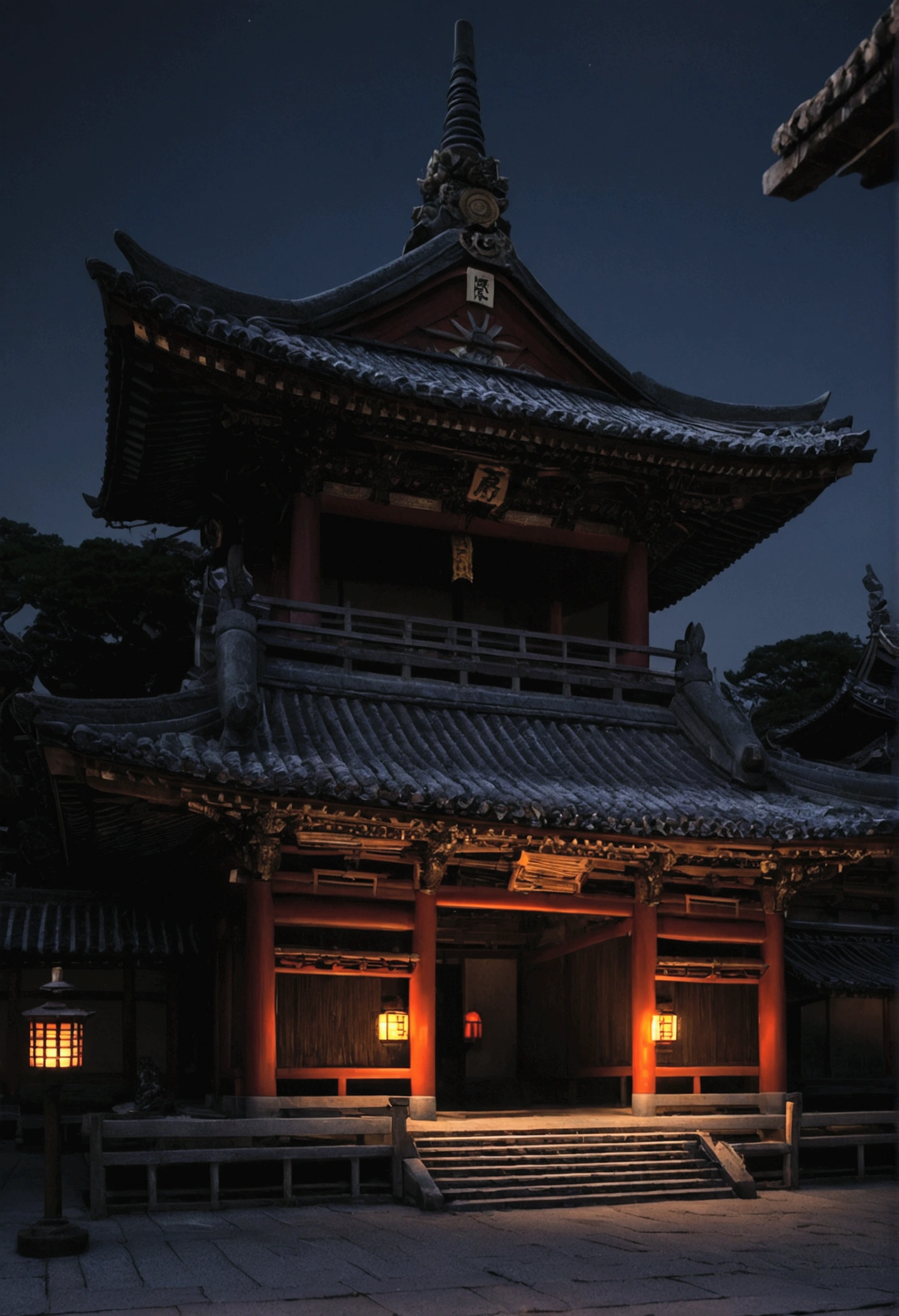 Shrine Square、Very dark