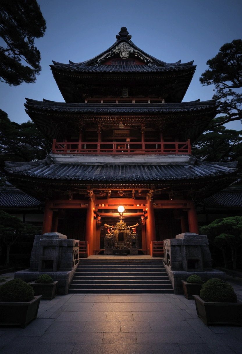 Shrine Square、Very dark