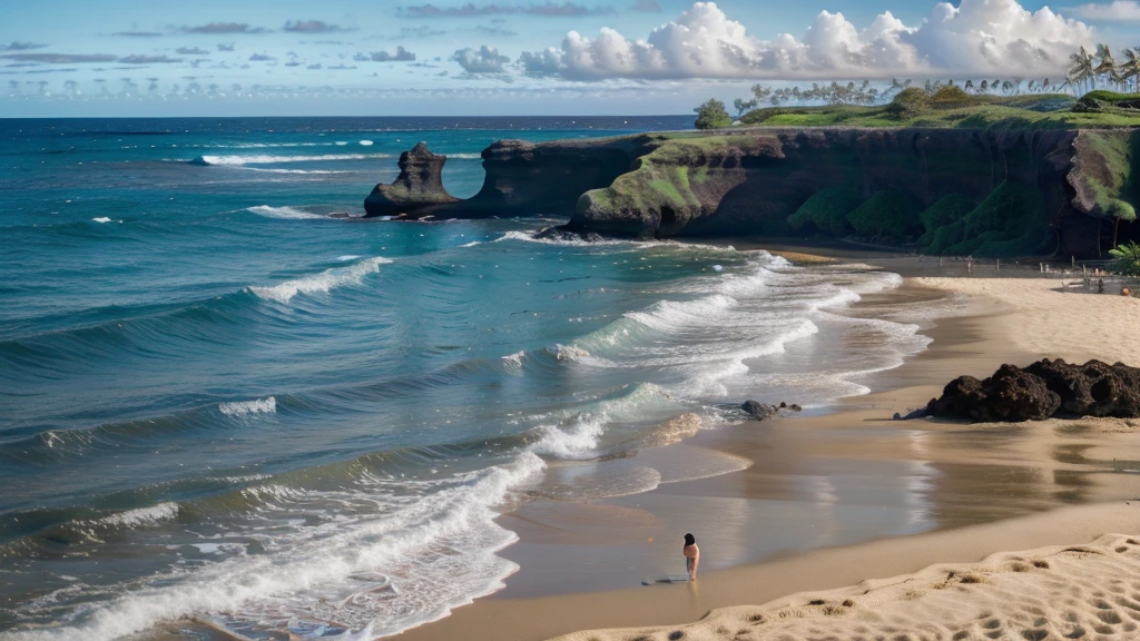 beautiful Hawaii beach nobady