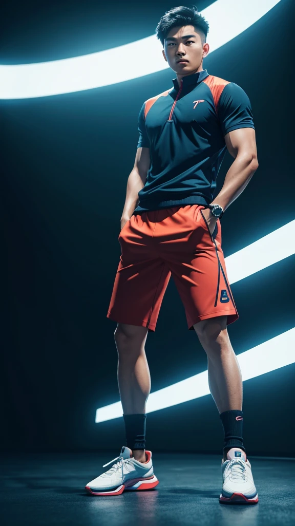 An Asian male trainer standing next to a pokemon meotwo Free background Realistic images make it as real as possible 4D ultra detail Cinematic lighting 8K super hyper quality Remote camera capture Full body