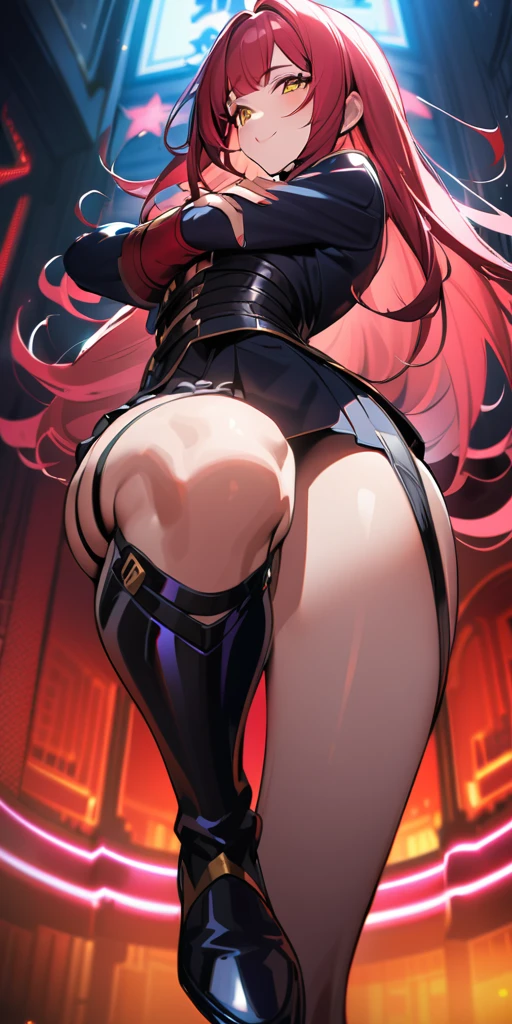 ((Highest quality、masterpiece、Anime Style、Highest quality、High resolution、8k、detailed、ultra-detailed:1.3))、Long legs、Sharp focus:1.2, Beautiful woman with perfect figure:1.4、(smile:1.2), double eyelid、30-year-old woman、Sexy pose、((((Shut your mouth.、One Woman)))),The background is tokyo、アヘ顔,