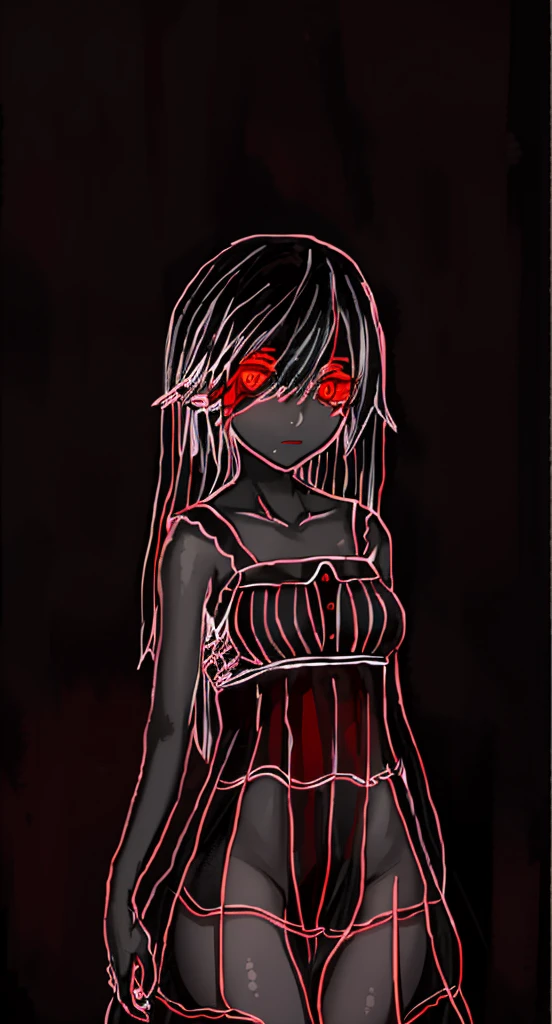 1girl, black hair, (red eye) ,red rose, Red bow, black noble dress ,pale skin,
(high resolution, high detail, best quality), mysterious, elegant, shy