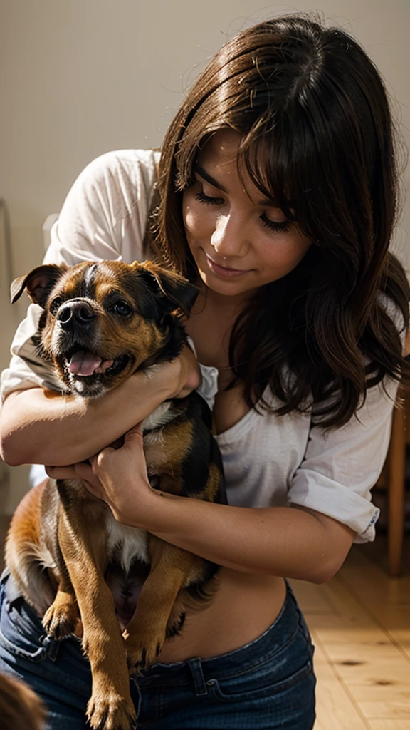 Asme a picture of a dog
