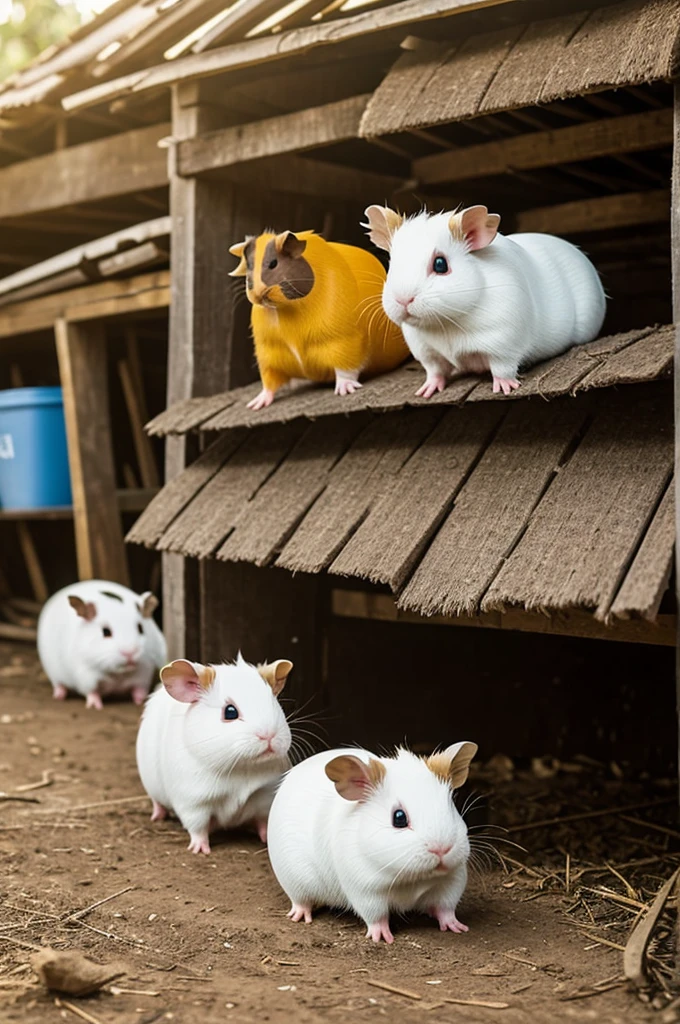 Generate an image for me, a logo about a company that is dedicated to raising guinea pigs that comes from the province of Espinar and its name is Famicar