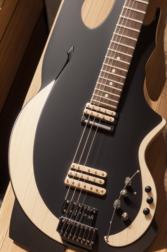 Japanese-themed 7-string guitar