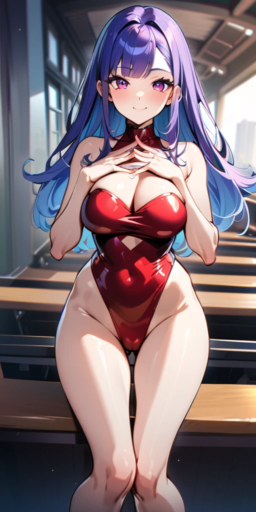 ((Highest quality、masterpiece、Anime Style、Highest quality、High resolution、8k、detailed、ultra-detailed:1.3))、Long legs、Sharp focus:1.2, Beautiful woman with perfect figure:1.4、(smile:1.2), double eyelid、30-year-old woman、Sexy pose、((((Shut your mouth.、One Woman)))),The background is tokyo、アヘ顔, 