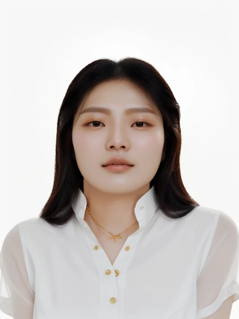 Arafed woman with white shirt and gold necklace., Nivanh Chanthara, Jiyun Chae, pengzhenzhang, shen mingchen, Yun Ling, What is the point?, July Ban, wei wang, Kim Hyun Joo, xiaofan zhang, nuttavut baiphowongse, chen xintong, Yin Zhen Chu