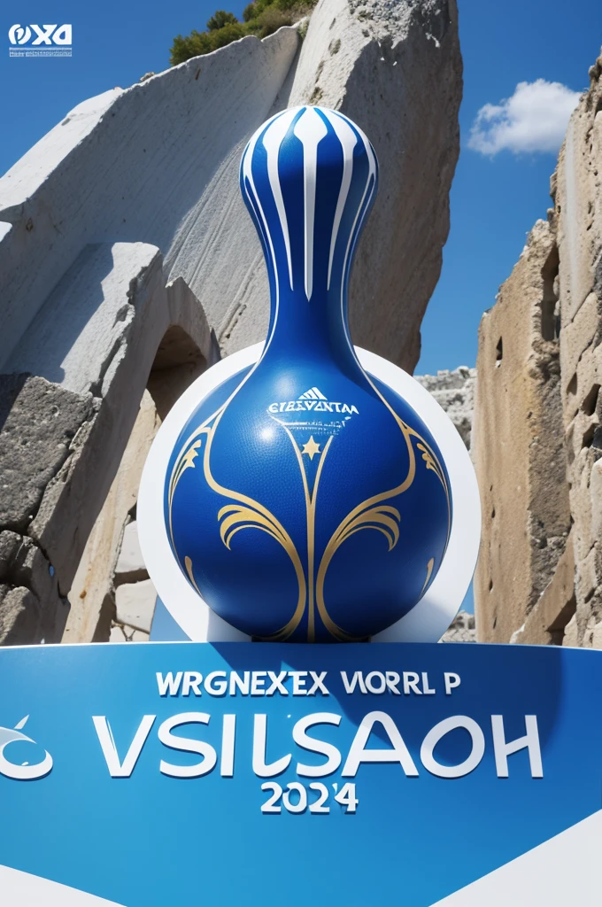 Imagine that the next World Cup will be in Greece and create what the logo for that World Cup will look like