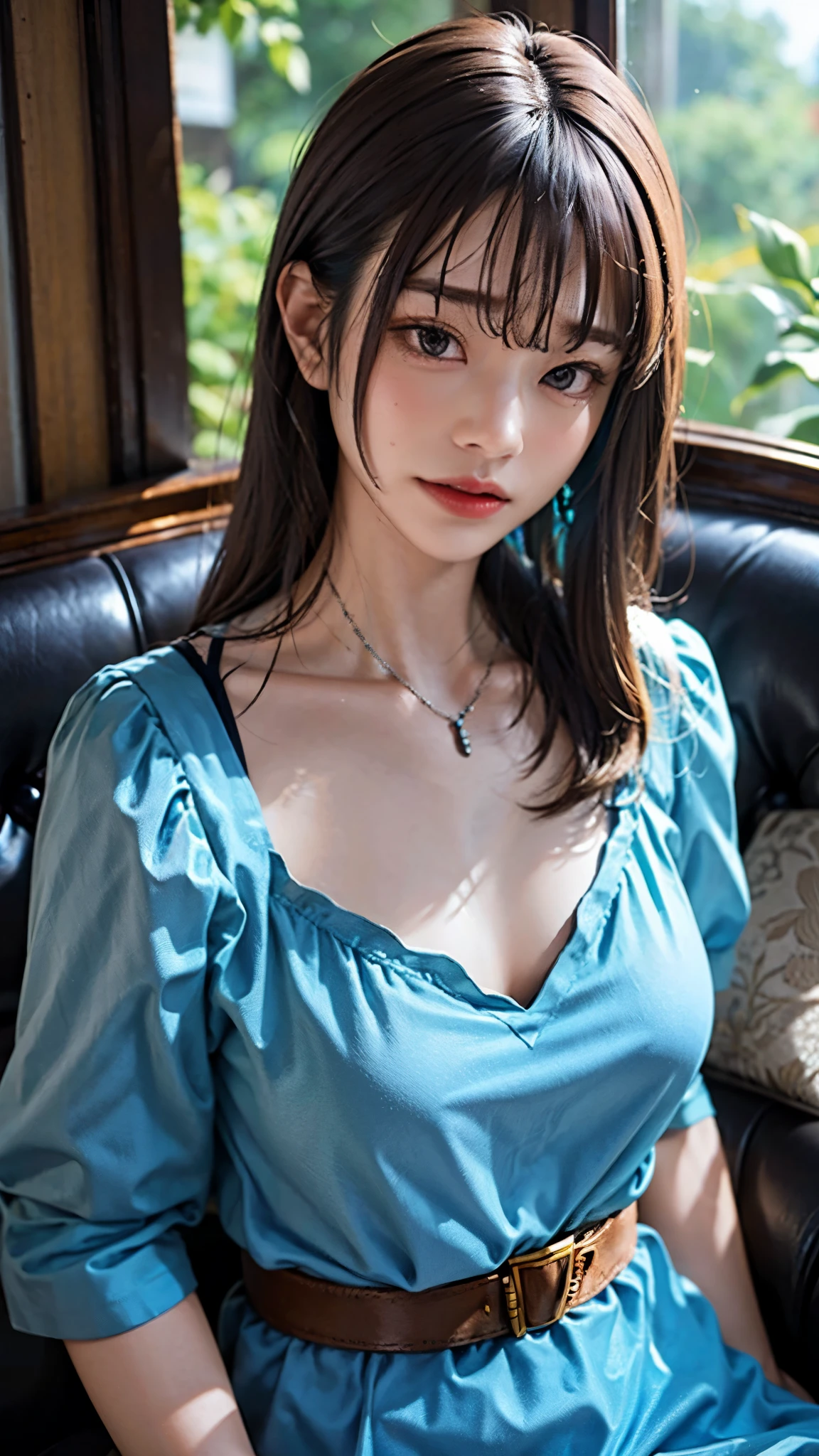 masterpiece, Highest_quality, 1 girl, alone, ten, Big cleavage、