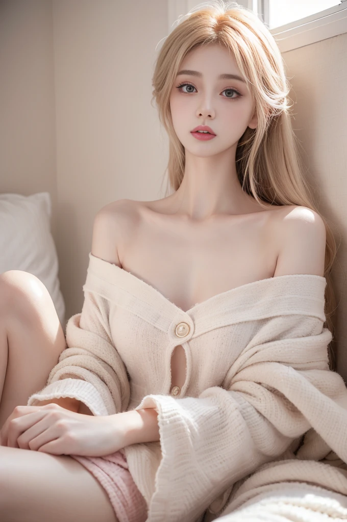 (high details:1.4)、(surrealism:1.4)、(soft lighting:1.05)、32,000、1 woman、realistic lighting、face lighting、ray tracing、(brightened light:1.2)、(improve quality:1.4)、(Realistic textured skin of the highest quality:1.4)、original photo, lifelike, full body woman love, bed, soggy, big bust, stylish hairstyle, pale skin, black eye, pink lips, (Beloved), (:1.1), ~Through, detailed background, detailed face, delicate eyes, good hair, Anatomically correct body, elastic skin, make up, masterpiece