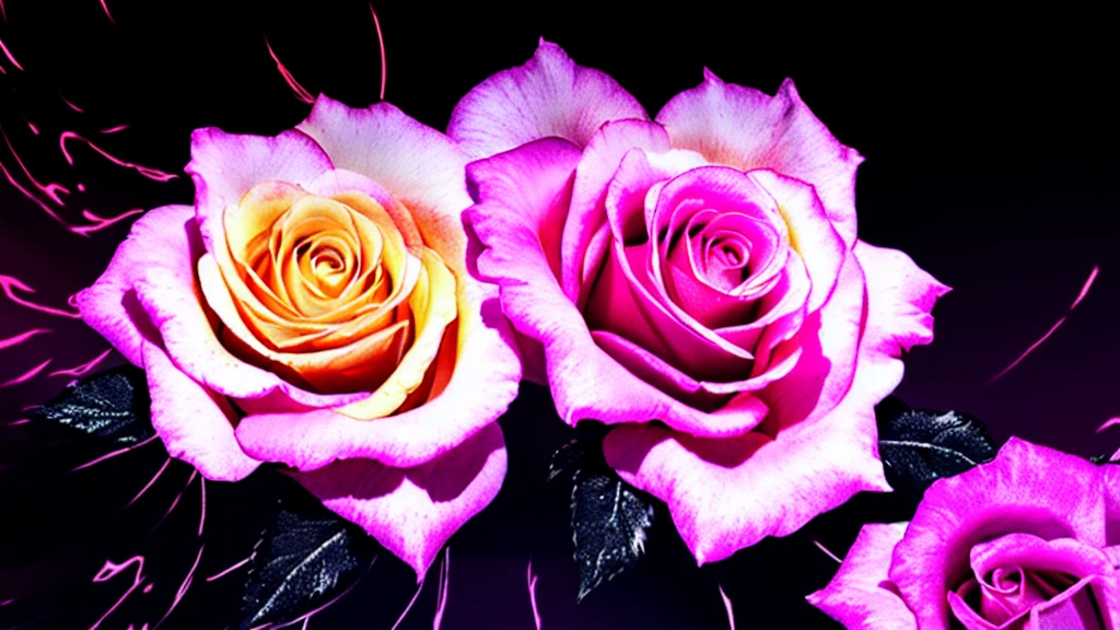there is a pink Rose with a starburst in the background, melanchonic Rose soft light, Magic Flower, Rose background, Background artwork, Shiny delicate flowers, beautiful anime, pink Rose, 🌺 society, Magic Background, Glowing Flower, Rose, anime wallpaper 4k, anime wallpaper 4k, Sailor Moon. beautiful, Created by Anime Painter Studio, Sailor Moon