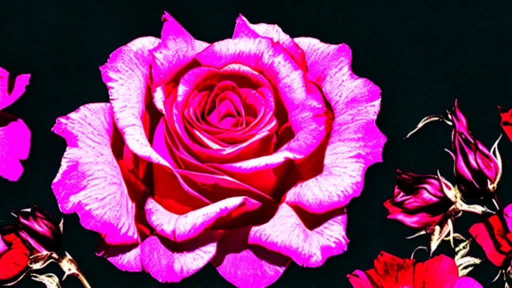 there is a pink Rose with a starburst in the background, melanchonic Rose soft light, Magic Flower, Rose background, Background artwork, Shiny delicate flowers, beautiful anime, pink Rose, 🌺 society, Magic Background, Glowing Flower, Rose, anime wallpaper 4k, anime wallpaper 4k, Sailor Moon. beautiful, Created by Anime Painter Studio, Sailor Moon