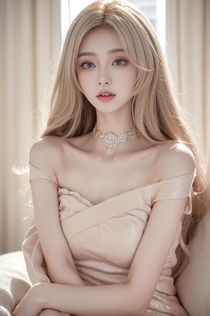 (high details:1.4)、(surrealism:1.4)、(soft lighting:1.05)、32,000、1 woman、realistic lighting、face lighting、ray tracing、(brightened light:1.2)、(improve quality:1.4)、(Realistic textured skin of the highest quality:1.4)、original photo, lifelike, full body woman love, bed, soggy, big bust, stylish hairstyle, pale skin, black eye, pink lips, (Beloved), (:1.1), ~Through, detailed background, detailed face, delicate eyes, good hair, Anatomically correct body, elastic skin, make up, masterpiece