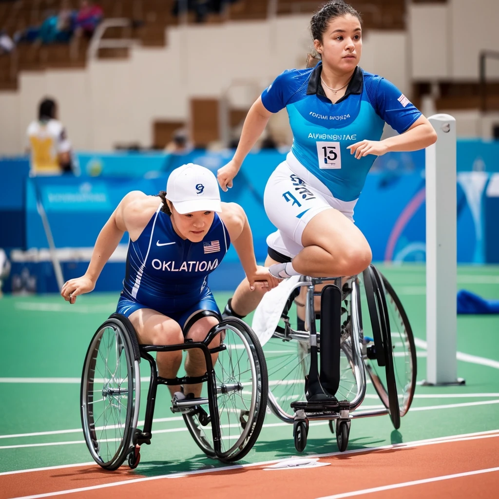 Image for Instagram with a Paralympic sport theme with an emphasis on athletes with a disability