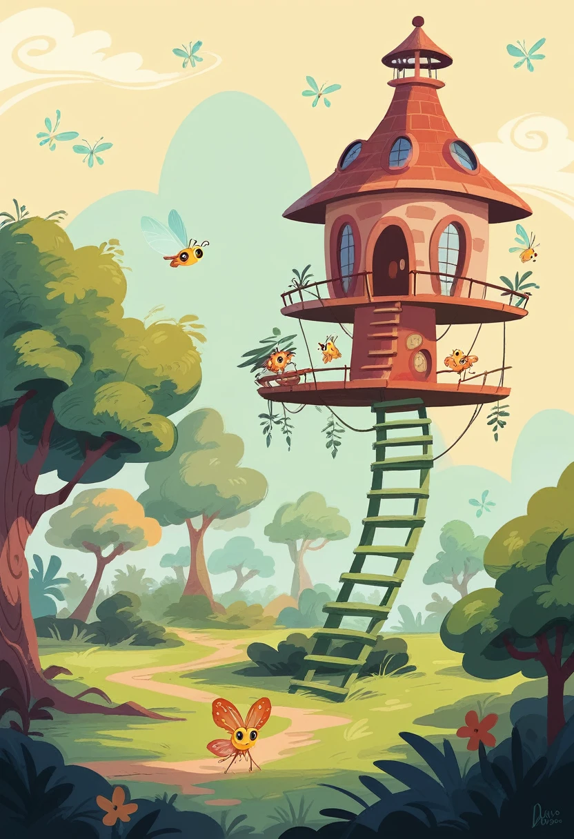 bayou, Disney, cheered up, cimetrico, nature, fireflies, Treehouse