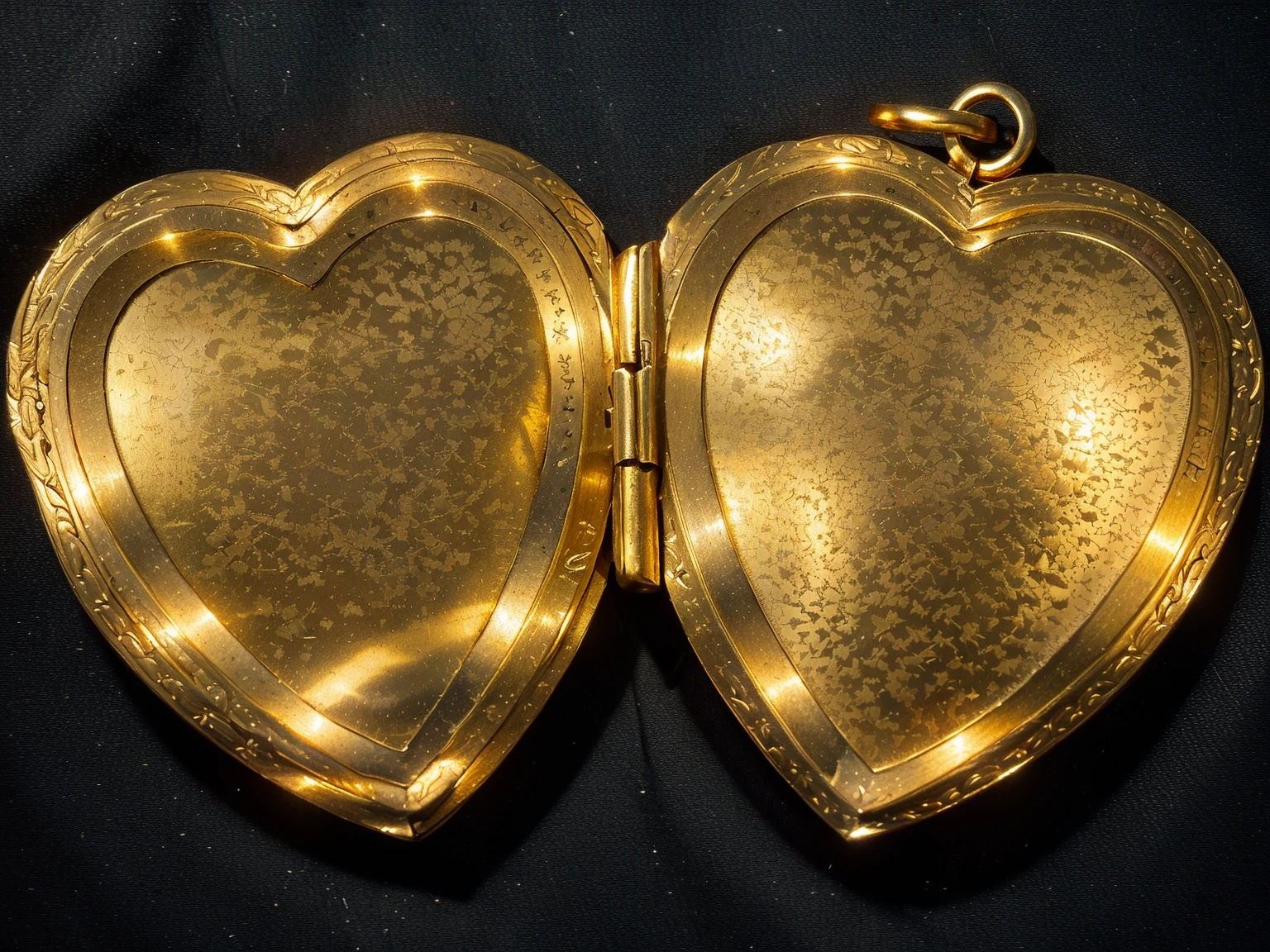 a close up of a heart shaped locke with a gold frame, late 1 9 th century, detailed photograph, finely detailed features, jewelry engraved in scarab, early 1 9 century, advert, inside view, elaborate composition, pendant, quirky 1 9 th century, finely detailed feature, very fine detail, picturesque, hungarian, exquisite detail, reliquary, ussr