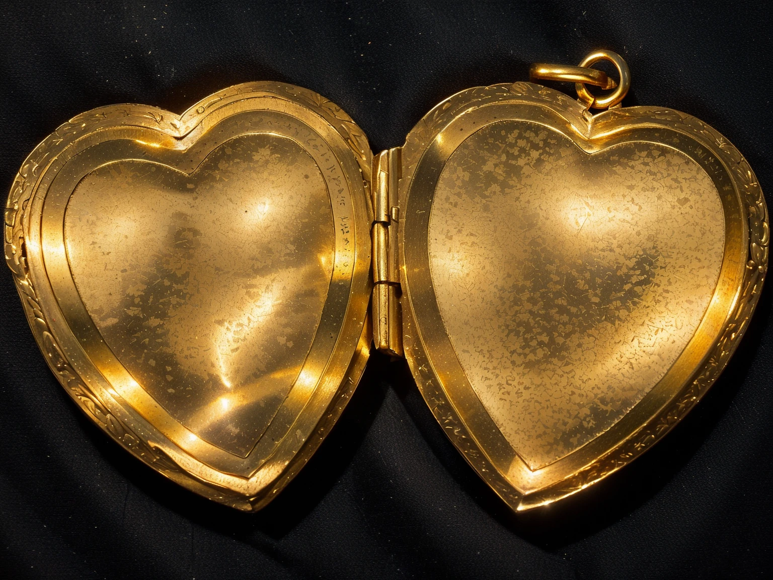a close up of a heart shaped locke with a gold frame, late 1 9 th century, detailed photograph, finely detailed features, jewelry engraved in scarab, early 1 9 century, advert, inside view, elaborate composition, pendant, quirky 1 9 th century, finely detailed feature, very fine detail, picturesque, hungarian, exquisite detail, reliquary, ussr