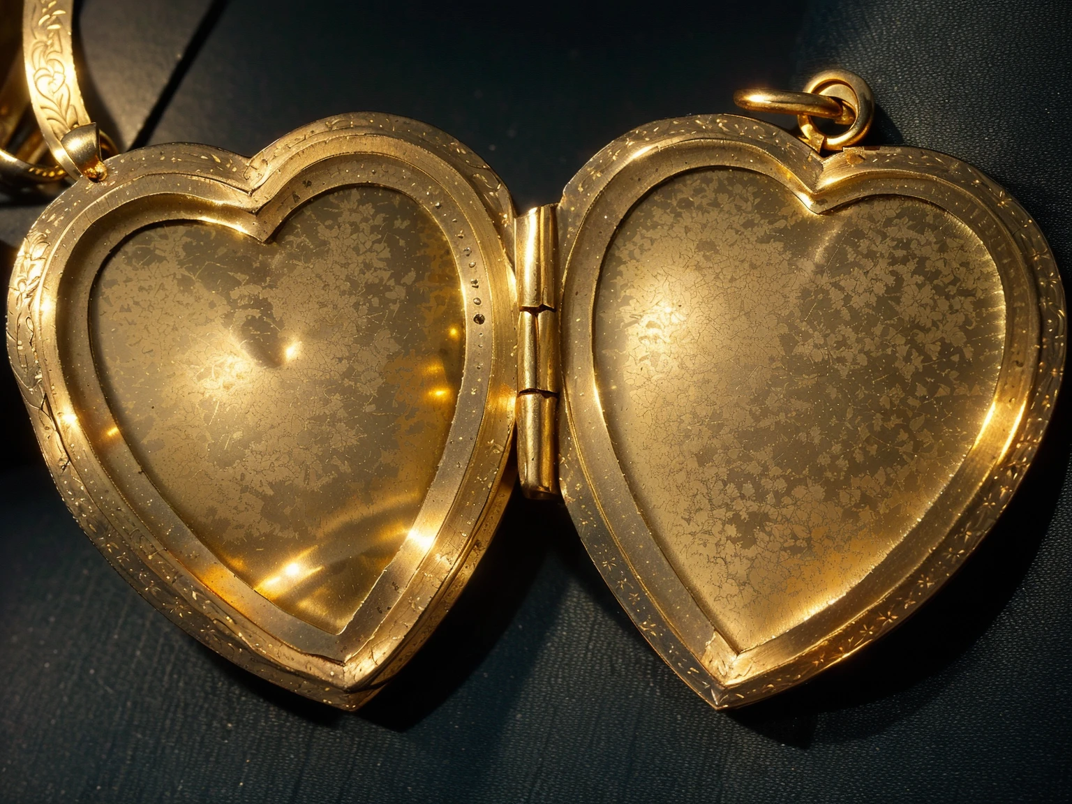 a close up of a heart shaped locke with a gold frame, late 1 9 th century, detailed photograph, finely detailed features, jewelry engraved in scarab, early 1 9 century, advert, inside view, elaborate composition, pendant, quirky 1 9 th century, finely detailed feature, very fine detail, picturesque, hungarian, exquisite detail, reliquary, ussr