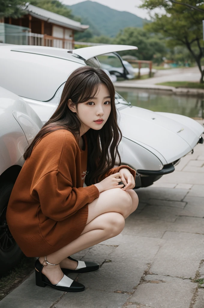 Korean women&#39;s skirts、I want to be defeated