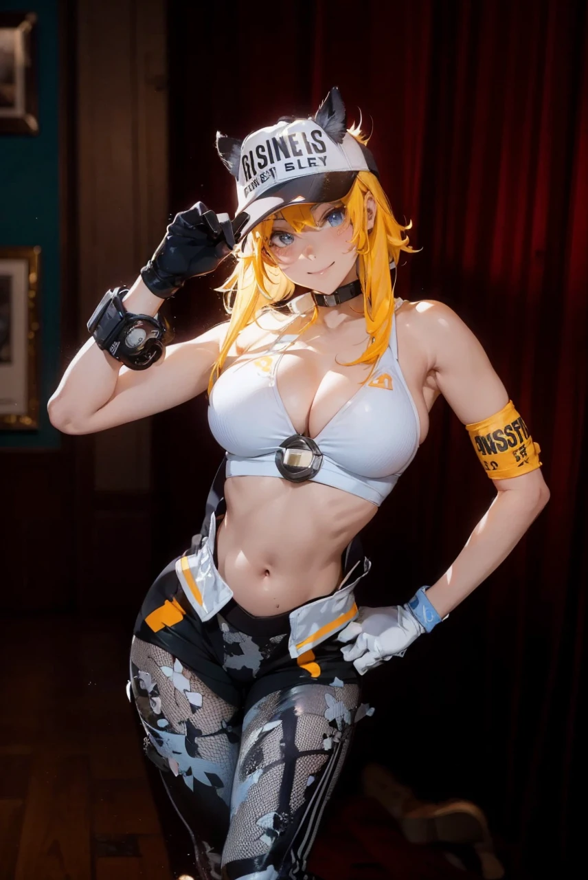 masterpiece, best quality, very aesthetic, absurdres,
full_body, close-up,
pokemon,
bea_(pokemon),
1girl, wide_hips, thick_thighs, narrow_waist, slim_waist, large_breasts, toned, naughty_smile, light_smile, tomboy, gym_clothes, gym_uniform, gym_shorts, leggings, tank_top