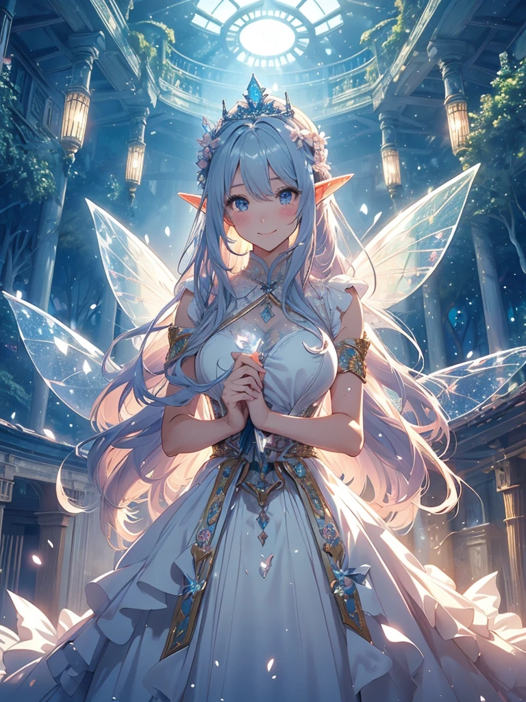 最high quality、1 woman elf on screen 、sexly, Beautifully decorated dress、Beautiful foam、、CourtyardShining fairy wings、Flower fractal art Beautiful Nature Crystal of snow、Blue Ice World beautiful underwear, 、Bigger on the screen((cowboy shot )) 、see-throughbodystocking,underwear,Beautiful radiance,High-definition depiction, Realistic, 8k, Unity, beautiful Shot, light smile, Beautifully and vividly drawn, , Beautiful, beautiful, clear skin、sexly,beautiful underwear,Countless rays of light pouring down, Swirling Light, Raise one arm above your head, Intense light is emitted from the magic circle in front of the girl. forest、Lots of leaves、green leaves、flower、Particles of light、Bedroom at night、Magic Palace、Fairy tale、
Romanticism,Cowboy Shot: The most beautiful form of chaos, Mr..々colour, Intertwined flowers, Particle,magical gentle light,smile,sexly,image quality、masterpiece、Beautiful Face、Super beautiful elf woman((Big breasted 22 year old office lady、Bust 100,Beautiful long ironed hair 、bionde hair,height: 165cm。、sexly、ANDsbian、、high quality、、Visual art、Written boundary depth、、ANDlf ANDars、、universe、Happy smile、gentle light、ANDlf forest、elegant、ticker beautiful decorative、、magic、forest、beautiful tiara、Beautiful bed、Beautiful Landscape、A kind smile、wonderful、Fluttering petals、Dance happily、、Cultivate fantasy、、Mystery light Lots of flowers、、art、forest, palace, art,mystery,Ultra-high resolution,atmosphere A colorful and dreamy anime-style illustration of a young girl with beautiful hair,Beautiful Forest. surrounded by a kaleidoscope of colors and glowing lights. The background is filled with whimsical details and a magical atmosphere. --ar 3:4 --style raw --stylize 600 --niji 6、Throne Beautiful Aquarium