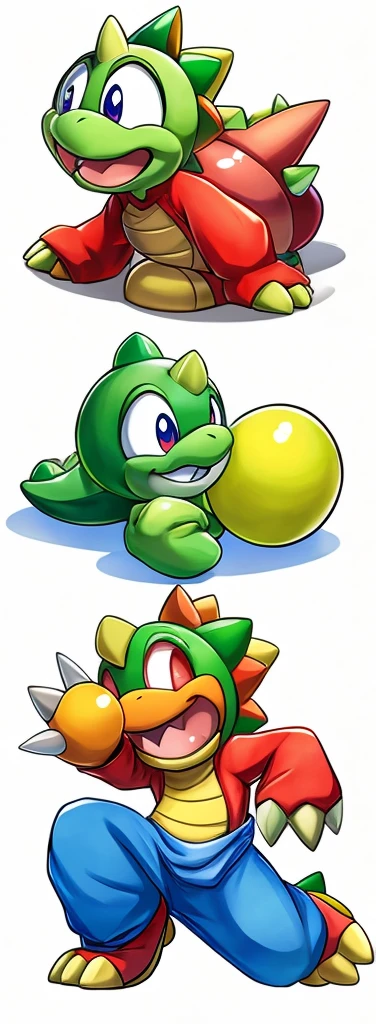 bubble bobble, green scalie, taito,
Bubble dragon,bust a move,