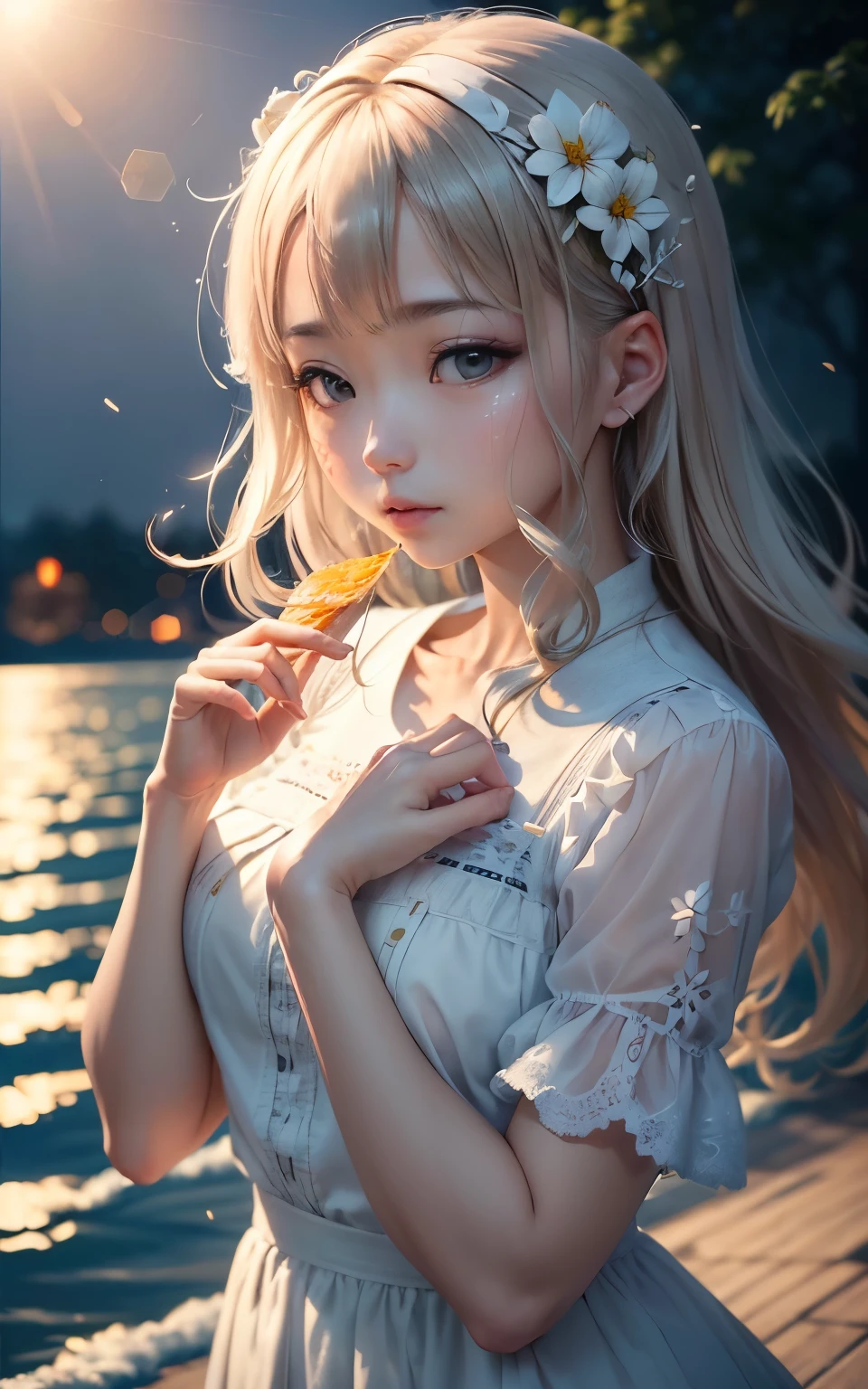 (受賞歴ofあるKコンセプトアート:1.2) of (young woman:1.2) 毛皮ofコートで, 毛皮of帽子, sweet, Hold your breath, front, amazing, 神of光線, Centered, (Upper Body:1.2), (masterpiece:1.2), (Highest quality:1.3), wonderful, Very detailed, beautiful, In detail, warm soft color grading, (Depth of field:1.4), Very detailedk, Fine art, amazing, (光of反射:1.3), (crisp:1.6), シルバーofショートカール, winter, 活気ofある, 太陽of光, (Edge detection:1.4), Absurd, impressive, 120mm, Sparkling, Very clear, Lens flare, Motion Lines