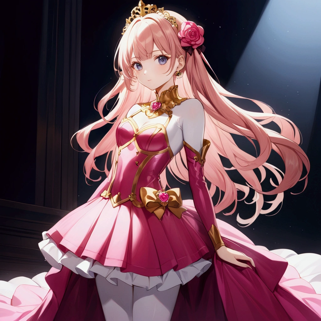 anime girl in a schoolgirl outfit, cute anime waifu in a outfit, cushart krenz key art feminine, ayaka genshin impact, royal elegant pose, anime princess, anime goddess, marin kitagawa fanart, in outfit, anime best girl, anime visual of a cute girl, detailed key anime art, beautiful anime girl