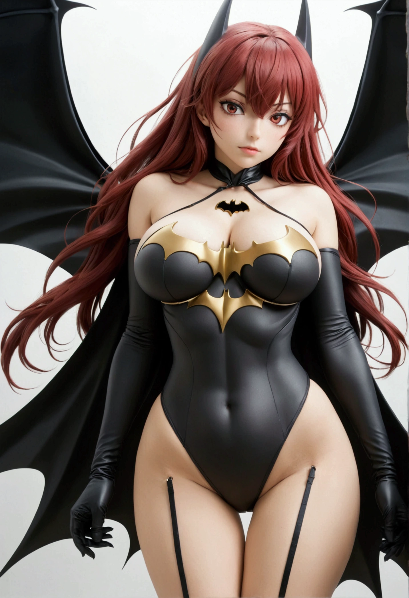 Rias Geremori, real, Whole body, thong de batman, from below