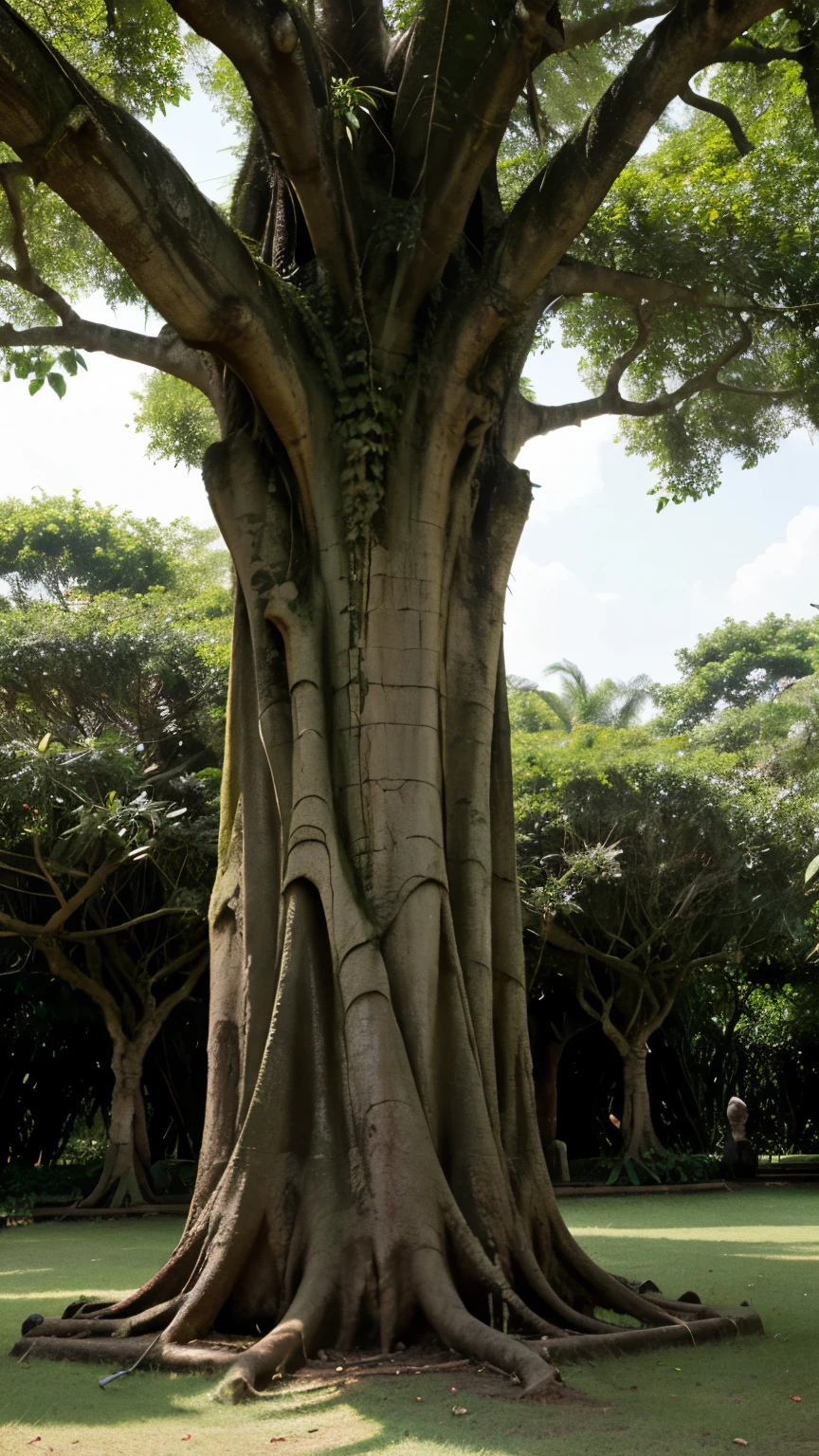 - Generate an image of a majestic banyan tree in the heart of a lush jungle.
   -