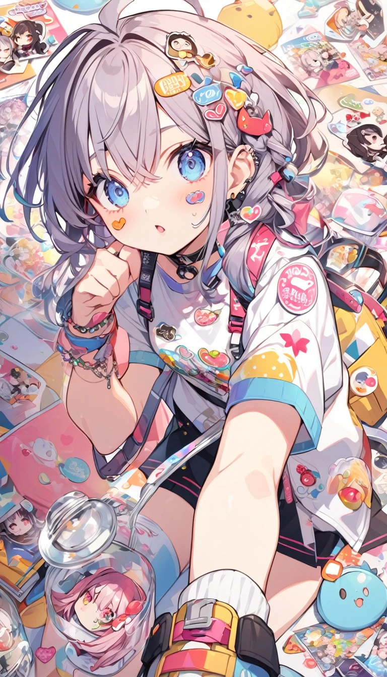 Hot Girls, Cover with stickers