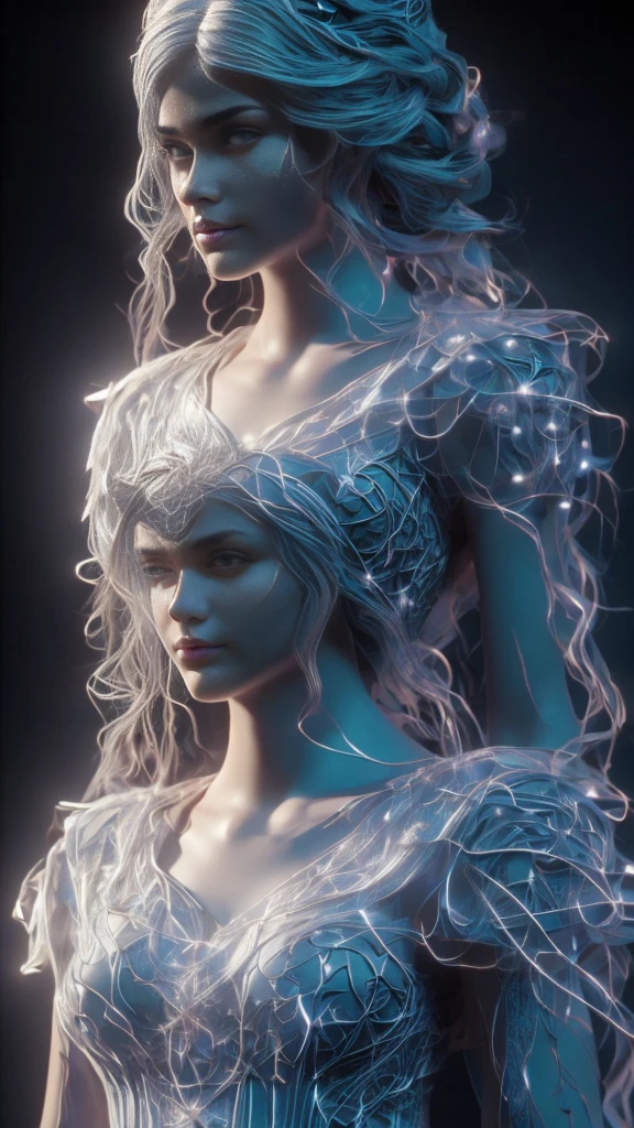 ((Best quality)), (Masterpiece)), (Details:1.4), Beautiful enchantress woman image,hdr,HighDynamicRange),Ray tracing,NVIDIA RTX,Super resolution,Unreal 5,Subsurface scattering,PBR Texture,Post-processing,Anisotropic filtering,Depth of field,Maximum clarity and sharpness,Many-Layer Textures, Albedo and specular maps, Surface coloring, Accurate simulation of light-material interactions, Perfect proportions, Octane rendering, Two-tone lighting, Wide aperture, Low ISO, White balance, Rule of thirds, 8K raw data, Otherworldly, Blue veins, White clothing