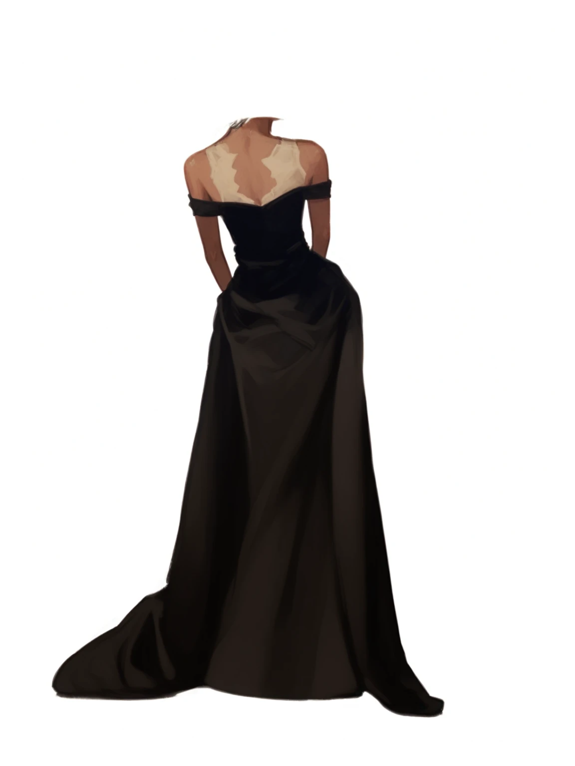 pontuação_9, pontuação_8_acima, pontuação_7_acima, pontuação_6_acima, pontuação_5_acima, pontuação_4_acima, wh33z13, fashion sketch, front of the dress, weeding dress, ultradetailed, illustration, (masterpiece, high quality:1),