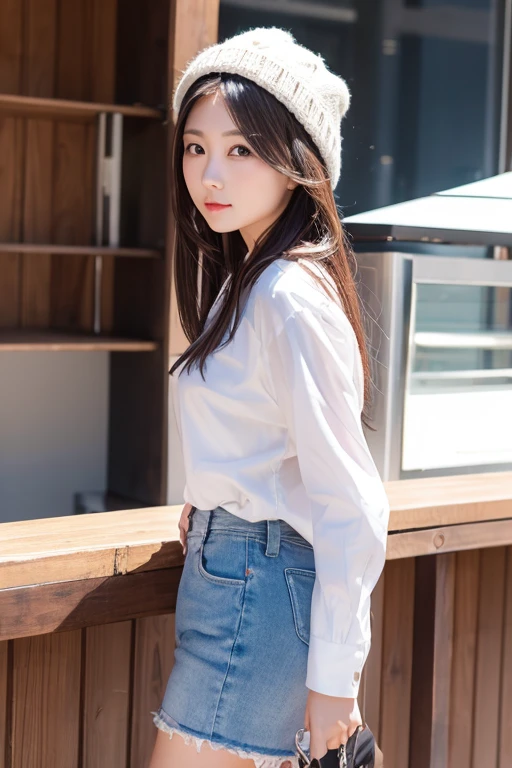1girl, wear light clothes, work and play