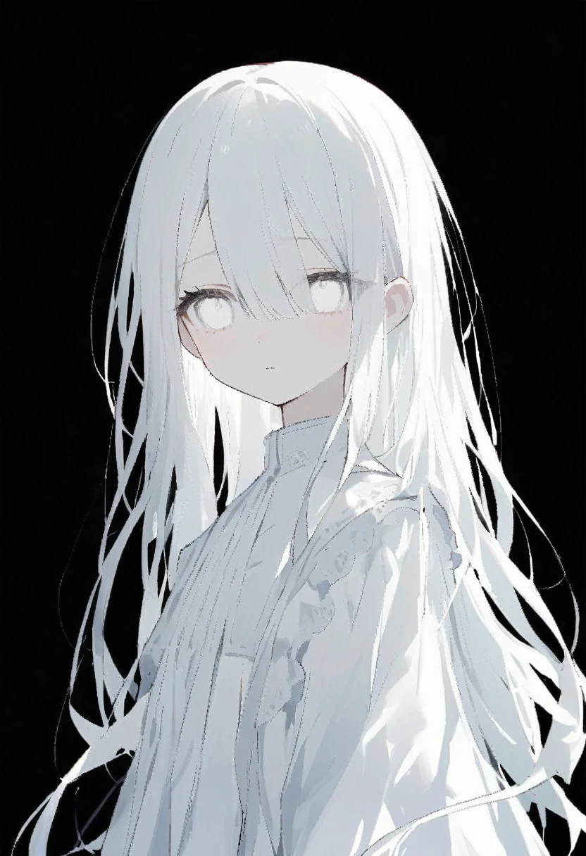 Add background、White backgroundい、White Room、White Room、White Roomに居る、White background、White background、、White backgroundを追加、White background、White、White、girl、Whiteの髪、Her hair is White.、long hair、目の色はWhite、White Eyes、White eyes、White eyes、Whiteの目、Eye color is White、全体的にWhiteのgirl、Whiteのgirl、The background is White、Whiteの背景、Whiteの部屋、Emotionless、expressionless、White backgroundを追加、White space、nudity、naked
