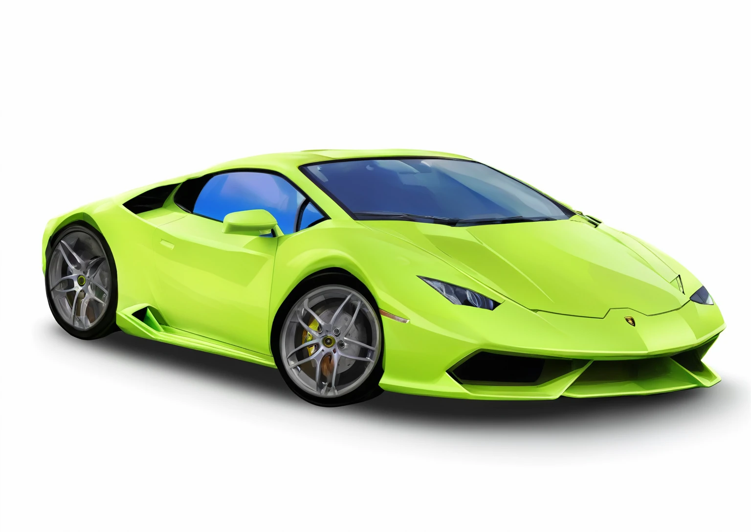 a close up of a green sports car on a white background, bold lamborghini style, lamborghini, supercar, hd illustration, digitally painted, vehicle illustration, full view of a sport car, miura kentaro style, inspired by Bernardo Cavallino, sports car, lime green, sportcar, sharp digital painting, hyper detail illustration, drawn with photoshop, sportscar