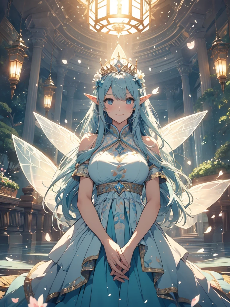 最high quality、1 woman elf on screen 、sexly, Beautifully decorated  dress、Beautiful foam、、CourtyardShining fairy wings、Flower fractal art　　Beautiful Nature　Crystal of snow、Blue Ice World　beautiful dress,　、Bigger on the screen((cowboy shot 　))　　　　、see-throughb最high quality、1 woman elf on screen 、ice palace、Beautifully decorated  dress、Beautiful foam、、CourtyardShining fairy wings、Flower fractal art　　Beautiful Nature　Crystal of snow、Blue Ice World　beautiful dress,　、Bigger on the screen((cowboy shot 　))　　　　、see-throughbodystocking,underwear,Beautiful radiance,High-definition depiction, Realistic, 8k, Unity, beautiful Shot, light smile, Beautifully and vividly drawn, , Beautiful, beautiful, clear skin、sexly,beautiful underwear,Countless rays of light pouring down, Swirling Light, Raise one arm above your head, Intense light is emitted from the magic circle in front of the girl.   forest、Lots of leaves、green leaves、flower、Particles of light、Bedroom at night、Magic Palace、Fairy tale、
Romanticism,Cowboy Shot: The most beautiful form of chaos, Mr..々colour, Intertwined flowers, Particle,magical gentle light,smile,sexly,image quality、masterpiece、Beautiful Face、Super beautiful elf woman((Big breasted 22 year old office lady、Bust 100,Beautiful long ironed hair 、bionde hair,height: 165cm。、sexly、ANDsbian、、high quality、、Visual art、Written boundary depth、、ANDlf ANDars、、universe、Happy smile、gentle light、ANDlf forest、elegant、ticker beautiful decorative、、magic、forest、beautiful tiara、Beautiful bed、Beautiful Landscape、A kind smile、wonderful、Fluttering petals、Dance happily、、Cultivate fantasy、、Mystery light　Lots of flowers、、art、forest, palace, art,mystery,Ultra-high resolution,atmosphere A colorful and dreamy anime-style illustration of a young girl with beautiful hair,Beautiful Forest. surrounded by a kaleidoscope of colors and glowing lights. The background is filled with whimsical details and a magical atmosphere. --ar 3:4 --style raw --stylize 600 --niji 6、Throne Beautiful Aquarium、氷の柱