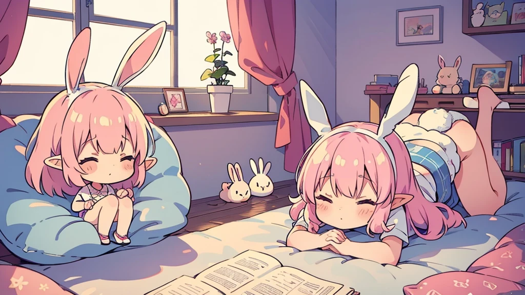 Bunny ears、Chibi Elf、Chill out、Pink and pop room
