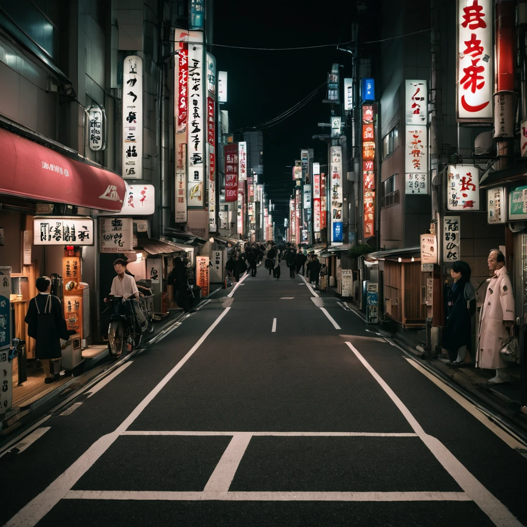 Tokyo Street Night