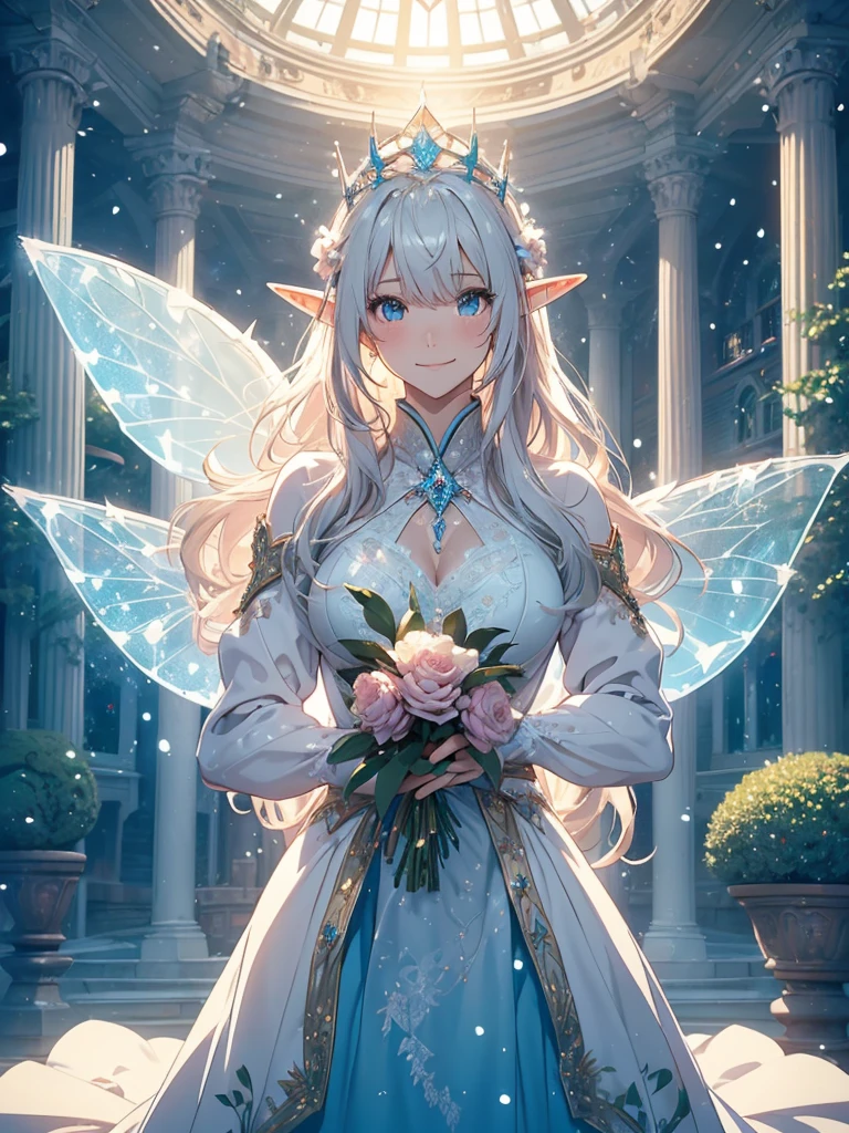 最high quality、1 woman elf on screen , Beautifully decorated   body stocking,Beautiful foam、、CourtyardShining fairy wings、Flower fractal art　　Beautiful Nature　Crystal of snow、Blue Ice World　beautiful dress,　、Bigger on the screen((cowboy shot 　))　　　　、see-throughb最high quality、1 woman elf on screen 、ice palace、Beautifully decorated  dress、Beautiful foam、、CourtyardShining fairy wings、Flower fractal art　　Beautiful Nature　Crystal of snow、Blue Ice World　beautiful dress,　、Bigger on the screen((cowboy shot 　))　　　　、see-throughbodystocking,underwear,Beautiful radiance,High-definition depiction, Realistic, 8k, Unity, beautiful Shot, light smile, Beautifully and vividly drawn, , Beautiful, beautiful, clear skin、sexly,beautiful underwear,Countless rays of light pouring down, Swirling Light, Raise one arm above your head, Intense light is emitted from the magic circle in front of the girl.   forest、Lots of leaves、green leaves、flower、Particles of light、Bedroom at night、Magic Palace、Fairy tale、
Romanticism,Cowboy Shot: The most beautiful form of chaos, Mr..々colour, Intertwined flowers, Particle,magical gentle light,smile,sexly,image quality、masterpiece、Beautiful Face、Super beautiful elf woman((Big breasted 22 year old office lady、Bust 100,Beautiful long ironed hair 、bionde hair,height: 165cm。、sexly、ANDsbian、、high quality、、Visual art、Written boundary depth、、ANDlf ANDars、、universe、Happy smile、gentle light、ANDlf forest、elegant、ticker beautiful decorative、、magic、forest、beautiful tiara、Beautiful bed、Beautiful Landscape、A kind smile、wonderful、Fluttering petals、Dance happily、、Cultivate fantasy、、Mystery light　Lots of flowers、、art、forest, palace, art,mystery,Ultra-high resolution,atmosphere A colorful and dreamy anime-style illustration of a young girl with beautiful hair,Beautiful Forest. surrounded by a kaleidoscope of colors and glowing lights. The background is filled with whimsical details and a magical atmosphere. --ar 3:4 --style raw --stylize 600 --niji 6、Throne Beautiful Aquarium、
