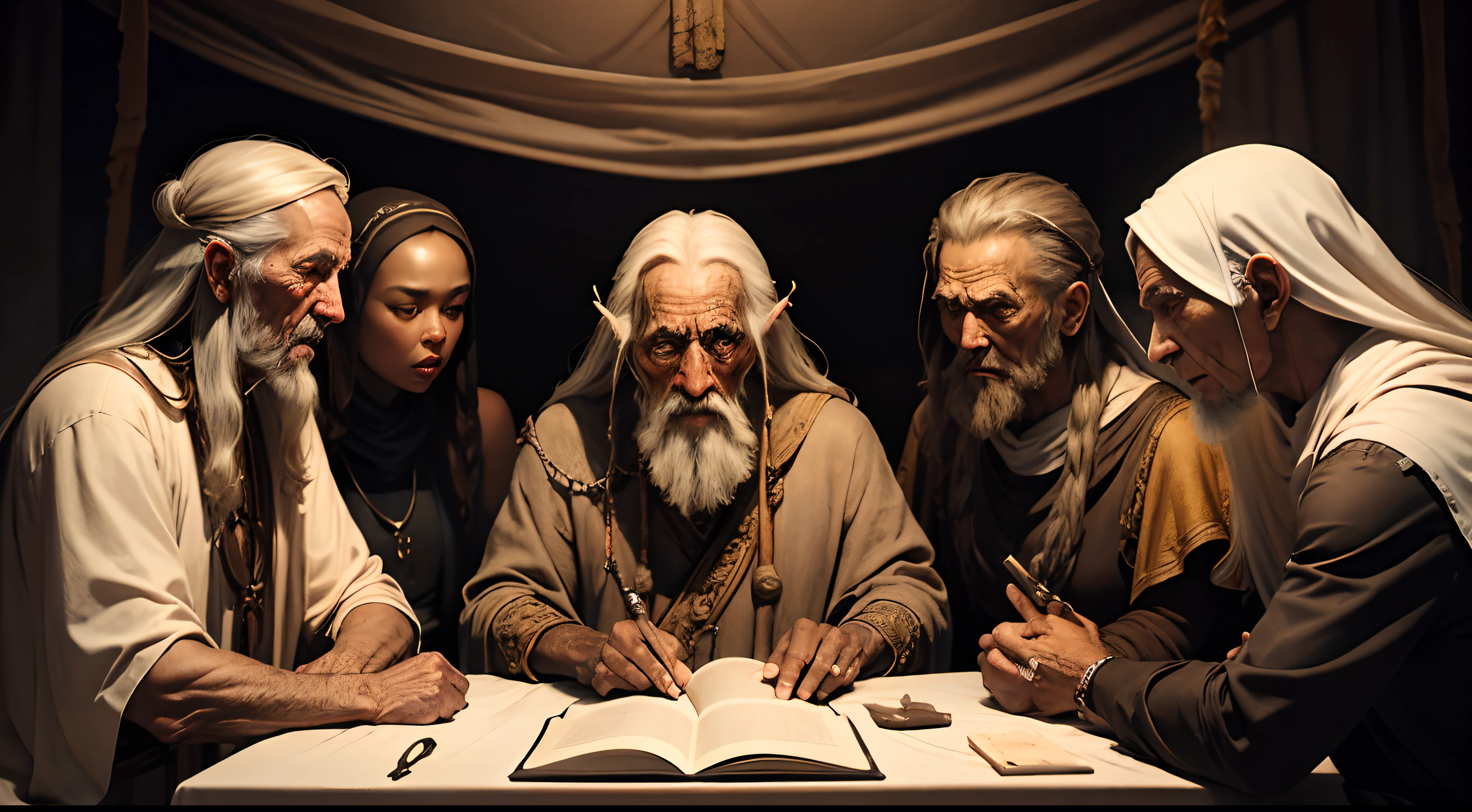 Mathusalem, Already old, transmettre la sagesse à ses disciples.